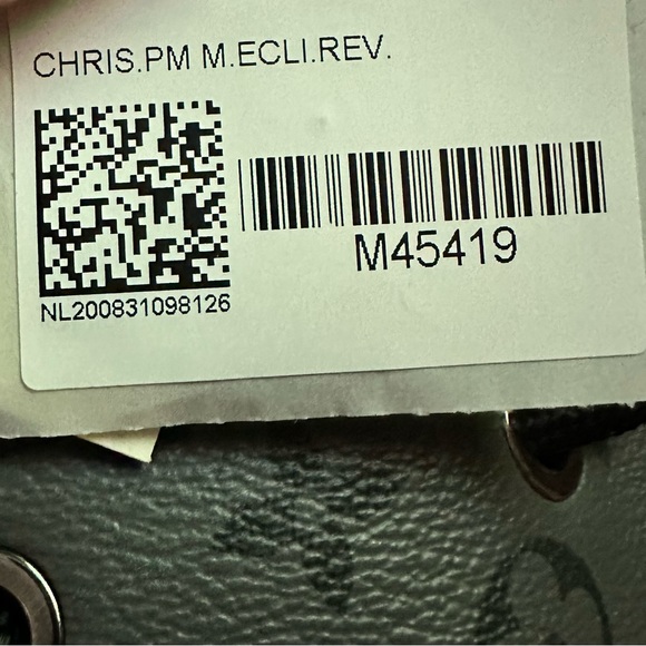 Pre Owned Louis Vuitton Christopher PM Bag in Monogram Eclipse Canvas - Picture 5 of 5